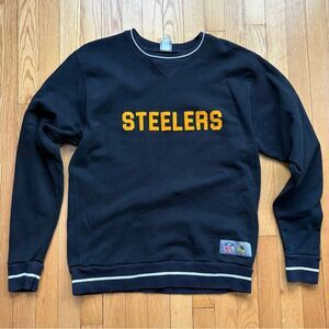 Vintage Pittsburg Steelers Ebbets Field Flannels Mens Crewneck Sweatshirt Medium